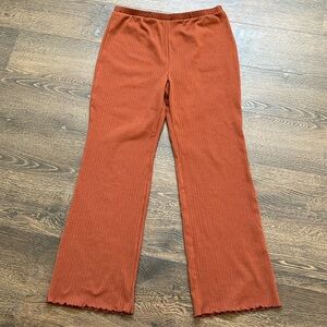 Abound Ribbed Wide Leg Lounge Pants - Size Large Women’s Pants